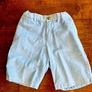 Chambray boys shorts